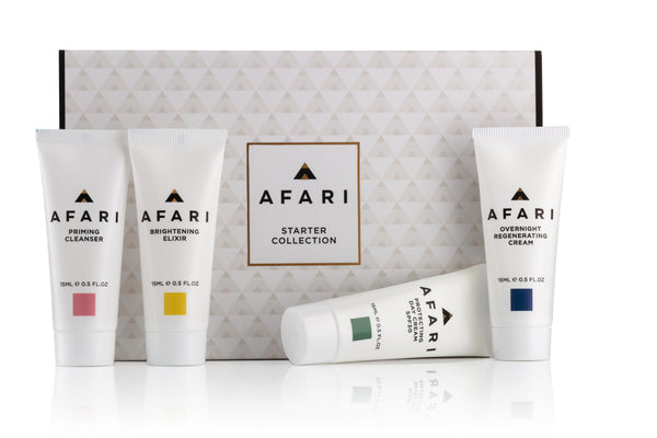 Afari Starter Collection 4 travel size products