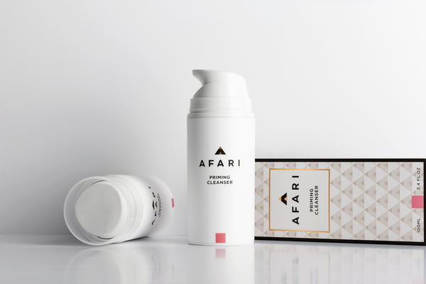 Priming Cleanser - Shop Face online - Afari Skincare South Africa active ingredient, afari, all skin types, clean, cleanser, color_#71807E, priming cleanser