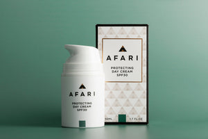 Protecting Day Cream SPF30 - Shop Face online - Afari Skincare South Africa active ingredient, afari, all skin types, clean, color_#AE6659, day cream, skincare, SPF30, sunscreen
