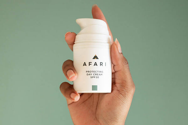 Protecting Day Cream SPF30 - Shop Face online - Afari Skincare South Africa active ingredient, afari, all skin types, clean, color_#AE6659, day cream, skincare, SPF30, sunscreen